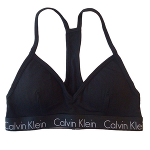 Calvin Klein Black Sports Bra with Logo Band